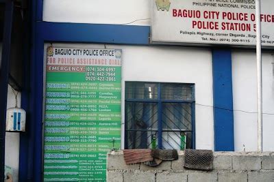 baguio police station number|Baguio Maps .